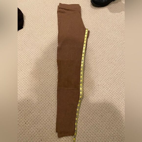 Minnie Rose Equestrian Style High Waisted Legging Suede Knee Size S - Picture 3 of 10